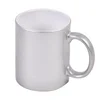 Vrč za tiskanje - 330 ml, kovinsko srebrn