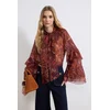 Trendyol Milla Ženska bluza, Bordo
