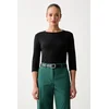 Weekend Max Mara  majica z dolgimi rokavi ženska bombažna z elastanom WKDMULTIA
