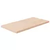 Vidaxl vidaXL Polica, 40x20x1,5 cm, neobdelan masiven hrastov les
