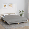 Vidaxl vidaXL Obtežena odeja, siva, 220 x 230 cm, 15 kg, blago