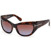 TOM FORD Ženske naočare za sunce Brianna 0FT1065 52F55, Braon