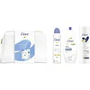 DOVE Poklon set Original Care Torbica (Gel za tuširanje 250ml + Mleko za telo 250ml + Dezodorans 150ml)