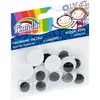 shumee Fiorello maskotne oči, samolepilne okrogle črne barve, 20 mm, 15 kosov.
