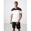 Tommy Life Majica T-Shirts črna / bela