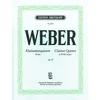 WEBER:QUINTETT OP.34 VERSION FOR CLARINET AND piano