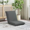 vidaXL Tlorisni stol Temno siva 54 x 64 x 59 cm blago