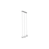 Luster na sajli COLM 3xGU10/30W/230V bela