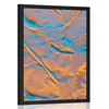 Plakat zanimiva tekstura listov - 60x90 black