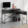 Hanah Home Radni sto, 110x77x102.5cm, Sivi