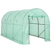 Northix Rastlinjak Polytunnel 33 x 19 m z okni in mrežami proti mrčesu