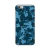 Silikonska maska za iPhone 6/6S Camouflage Pattern Print tamno plava