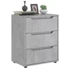 Komoda VISNES beton siva 60x40x73 cm konstruirano drvo