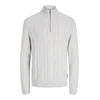 JACK & JONES Pulover JJJAMES pegasto bela
