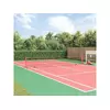 Teniska mreža Crna i crvena 595 x 90,5 x 87 cm Poliester