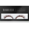 Nanolash DIY Eyelash Extensions set za podaljševanje trepalnic doma Fantasy BROWN 36 kos