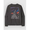 Patagonia Cloud Crag moška majica z dolgimi rokavi ink black