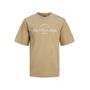 JACK & JONES Majica JPRBLAOcean Club temno bež / bela