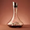 Alaskan Maker Steklen DEKANTER za VINO s topografijo Mont Blanc AMTOPO-C-B