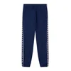 Champion Hlače bež/temno modra/rdeča/bela