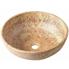 Keramični umivalnik PRIORI, premer 42 cm, rjav - Barve - 24 - Keramika - Stojalo - Ne - Sapho - PRIORI - 42.00 - Brez odprtine - Ring - Umivalnik za namestitev na polico - O42x15 cm
