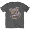 Aerosmith Cheetah Print Charcoal Grey L Majica
