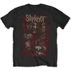 Slipknot Unisex majica Sketch Boxes (Back Print) XL