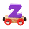 Bigjigs Rail Wagon lesena vlakovna pot - črka Z