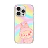 Silikonska maska za iPhone 15 Pro 6.1 Print Skin La Bubu Rainbow
