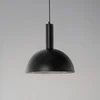 SIGMA Vitrum cupola M viseča luč, črna, polkrožna, O 30 cm - Dnevna soba/jedilnica - Sodobni - Kovina