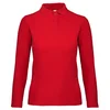 MAJICA DUGI RUKAVI POLO B&C ID.001 LSL/WOMEN 180G CRVENA L