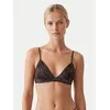 Calvin Klein Underwear Trikotni nedrček Signature Satin LV00QF8392 Rjava