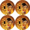 Bertoni Home Unisexs 4 Thick Round Table Pads Set Pocałunek