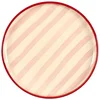 Home Talerz deserowy Dolce Vita 20 cm różowe pasy