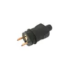 Legrand 50445 - Gumeni utikač 2P+T 16A/250V IP44, crne boje