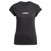 ADIDAS SPORTSWEAR Funkcionalna majica Essentials Linear črna/bela