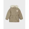 Sinsay - Jakna sa veštačkom krznom - khaki