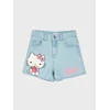 Sinsay - Farmerke šorts Hello Kitty - plavi džins