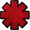 Red Hot Chili Peppers Asterisk Cut-Out Našitek za šivanje