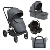 Kikka boo Kolica Kara 3in1 premium set sa autosedištem I-Xtend I-size i tvrdom korpom Grey KKB23142 XTSET