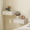 Homestar Set nočnih omaric stenska montaža 40x30x14 cm bela