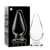 Ibiza Nebula Model 4 Anal Plug Borosilicate Glass 11x5cm Clear
