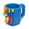 shumee 350 ml vrček za kocke kreativen 350 ml vrček za kocke - oranžen, idealen ZA ljubitelje gradbenih kock