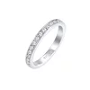 ELLI Prstan Kristall, srebrna