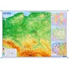 Poljska 1:700.000. Splošni geografski (fizični) stenski zemljevid. Demart