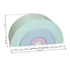 IGLU soft play Montessori duga Rainbow, 4 elementa, pastelni