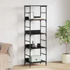 Polica Crni hrast 50 x 33 x 153 cm Konstruirano drvo