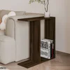 HANAH HOME Pomoćni stočić Lotus Walnut