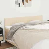 Posteljno vzglavje krem 180x5x78/88 cm blago