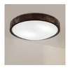 Brilagi - Plafonsko svetlo CARVALHO SLIM SMOKEY 2xE27/60W/230V hrast pr. 37,5 cm
